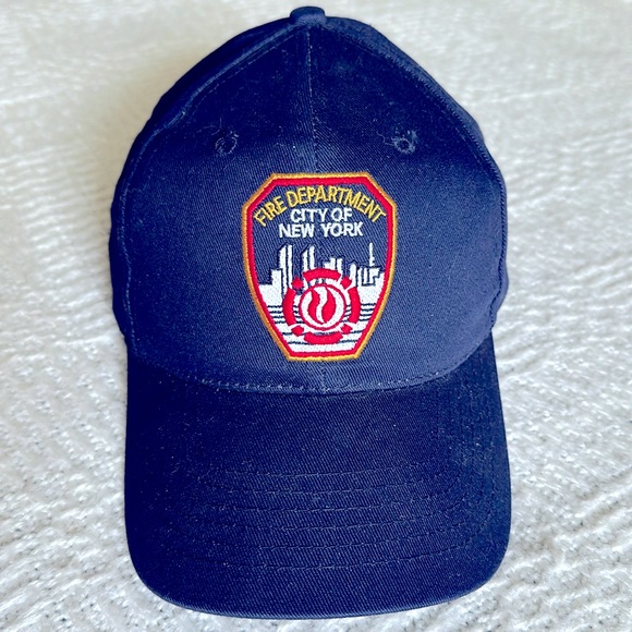 Vintage New York Fire
Department Snapback Hat - Navy Blue - Picture 1 of 6